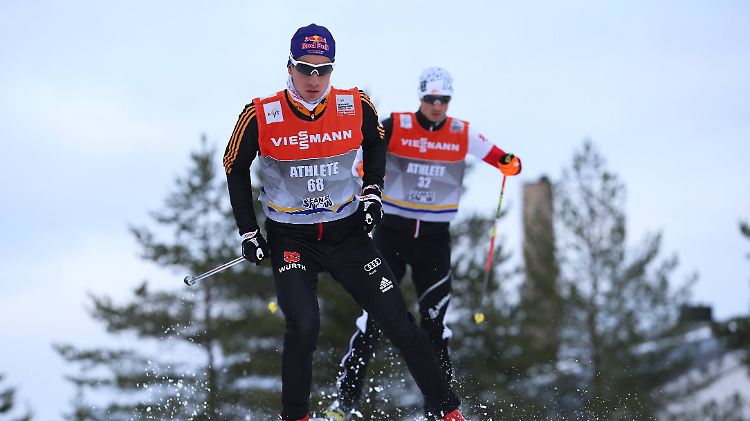 Unschlagbar in Lathi: Johannes Rydzek und Fabian Rießle.