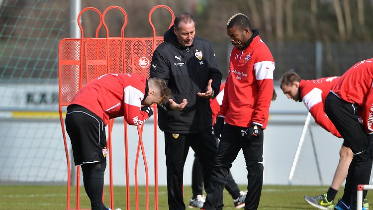 Huub Stevens darf den VfB Stuttgart weitertrainieren. Vorerst.