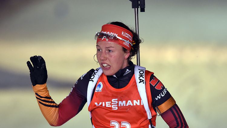 In der Loipe war Laura Dahlmeier im WM-Sprint die schnellste Biathletin. Beim Schießen haperte es, was letztlich zu Platz vier führte.