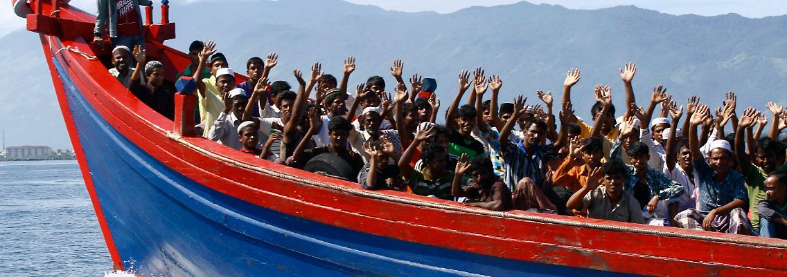 Dieses Flüchtlingsboot war auf dem Weg nach Australien.