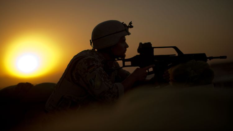 Ein Soldat der Bundeswehr in Kundus in Afghanistan (Bild von 2013)