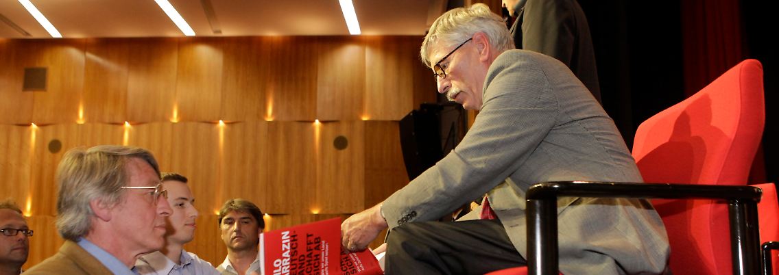 Derzeit ist Thilo Sarrazin auf Lesereise durch Deutschland.