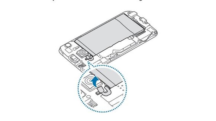 Von wegen fest verbauter Akku: Samsung bietet sogar eine Anleitung, wie die Batterie des Galaxy S6 zu wechseln ist.