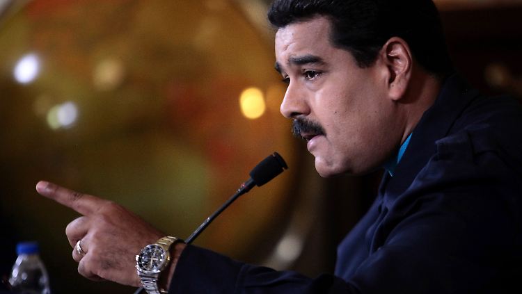 Venezuelas Präsident Maduro wettert Richtung Washington und US-Präsident Obama.