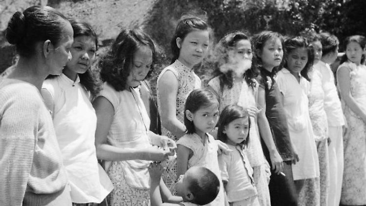 Malaysische und chinesische Frauen wie hier im Bild mussten ebenso als Prostituierte dienen wie Frauen aus anderen asiatischen Staaten.
