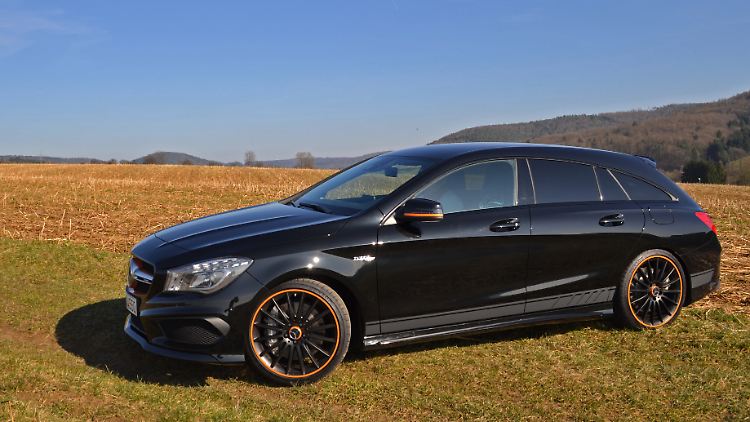 Wenn das Budget beim Kauf eines CLA 45 AMG  Schooting Brake keine Rolle spielt, dann sollte man unbedingt zur Orange Art Edition greifen.