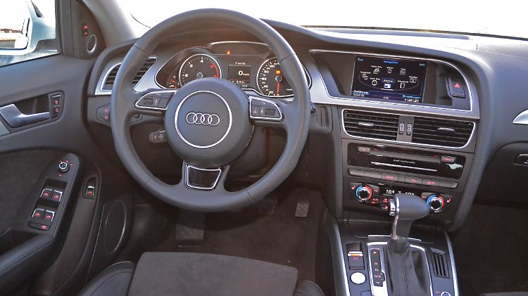 Das Innenleben des Audi ist vielleicht nicht aufregend, aber glänzt mit ausgezeichneter Qualität und Verarbeitung.