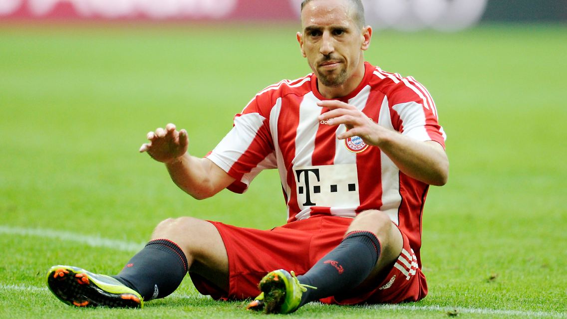Ihm wollte heute nichts so recht gelingen: Frank Ribery.