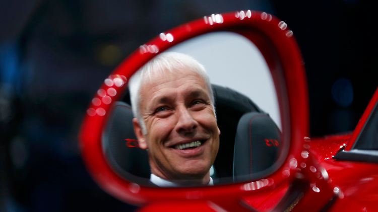 Erfolgreich: Matthias Müller. Das kommt bei der Mutter VW gut an. 