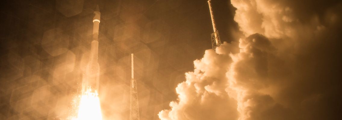 Start der Atlas-V-Rakete in Cape Canaveral.