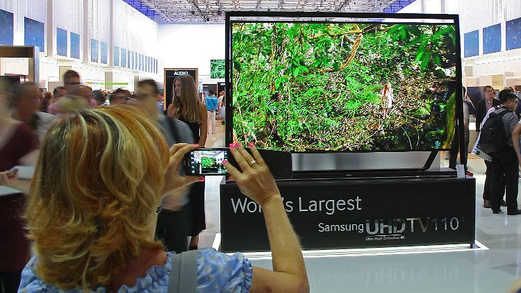 UHD lässt Fernseher wachsen. 