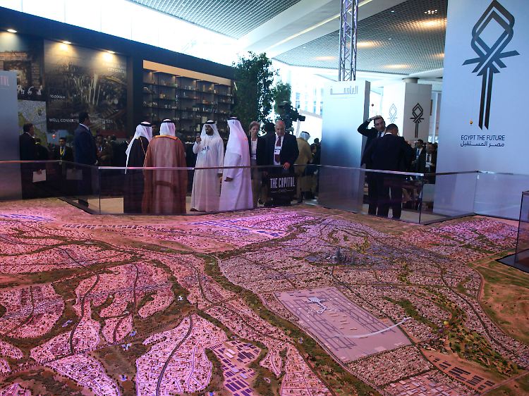 Eine neue Hauptstadt für Minister, Beamte und Diplomaten: So stellt sich die Regierung das "Ägypten der Zukunft" vor.