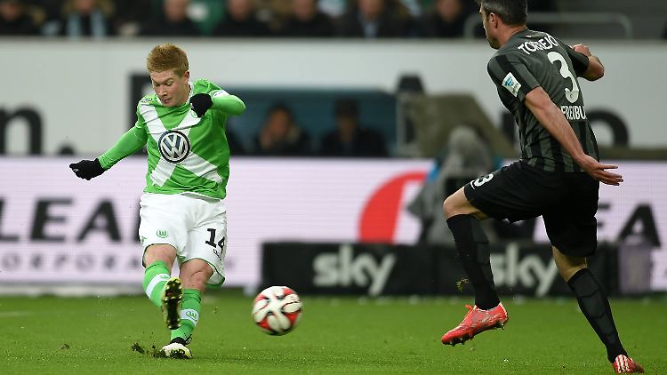 Kevin De Bruyne trifft zum 1:0 und holt einen Elfer raus - Mann des Spiels.