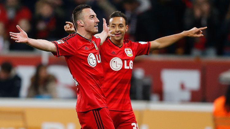 Ein Tor in Madrid, das wär' was: Josip Drmic und Karim Bellarabi.