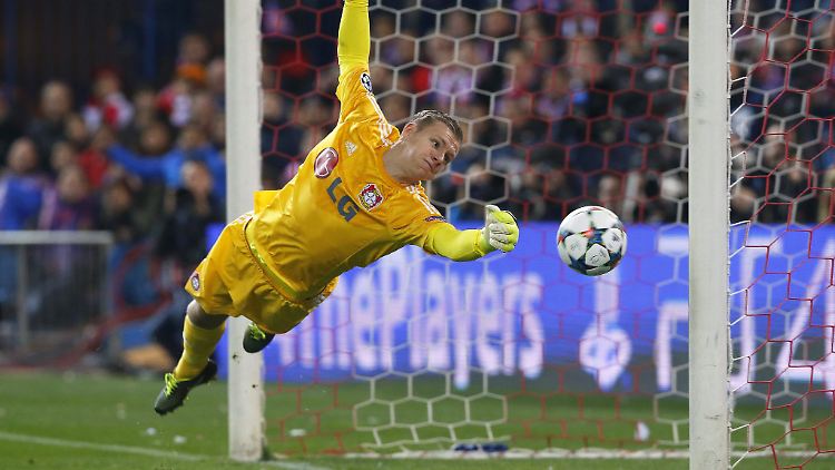 An Bayers Torhüter Bernd Leno lag es nicht, dass Leverkusen erneut im CL-Achtelfinale scheitert.
