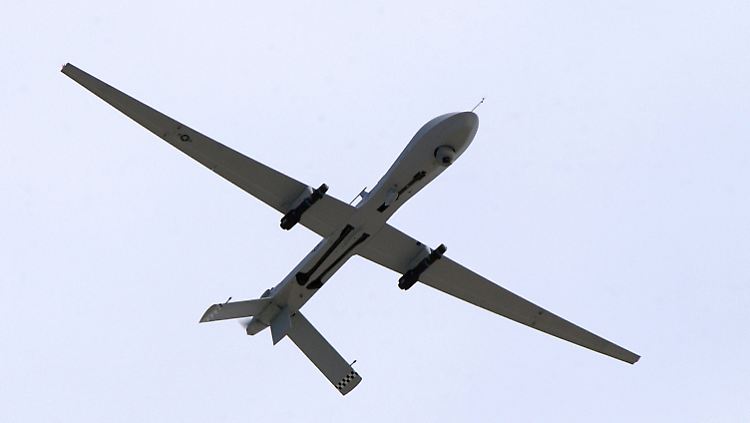 Die USA setzen über Syrien die Predator-Drohne ein.