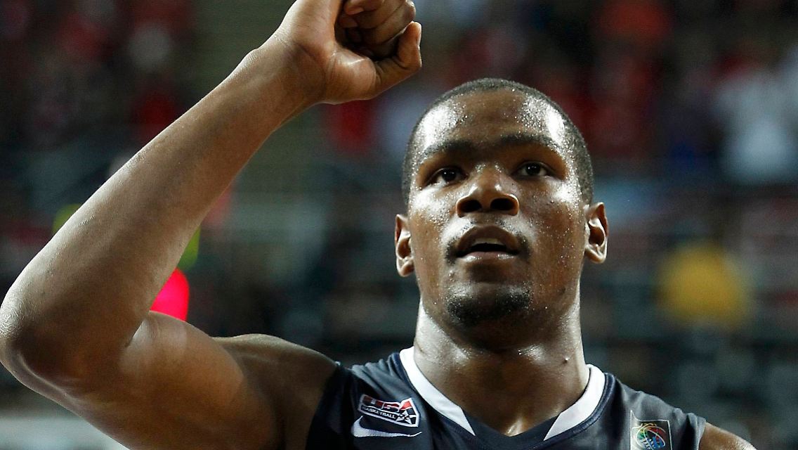 Ihm konnte keiner das Wasser reichen: Kevin Durant ist der Mann des Turniers.