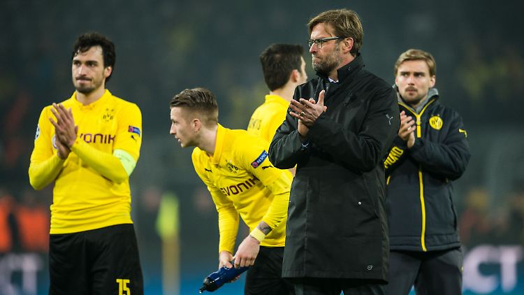 Raus ohne Applaus: Jürgen Klopp und sein BVB verabschieden sich für mindestens anderthalb Jahre aus der Champions League.