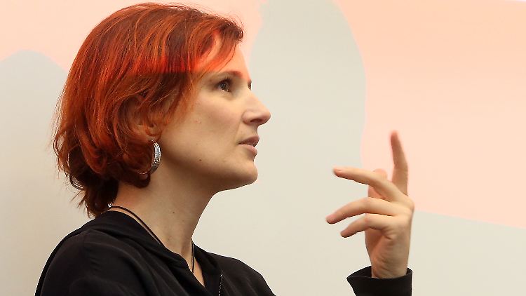 Katja Kipping ist mit ihrem Job zufrieden.