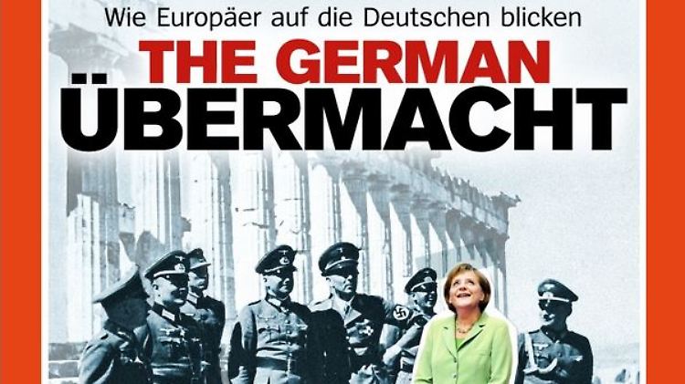 Der Titel des aktuellen "Spiegel": Merkel vor der Akropolis - mit Generalfeldmarschall Walther von Brauchitsch und anderen Nationalsozialisten.