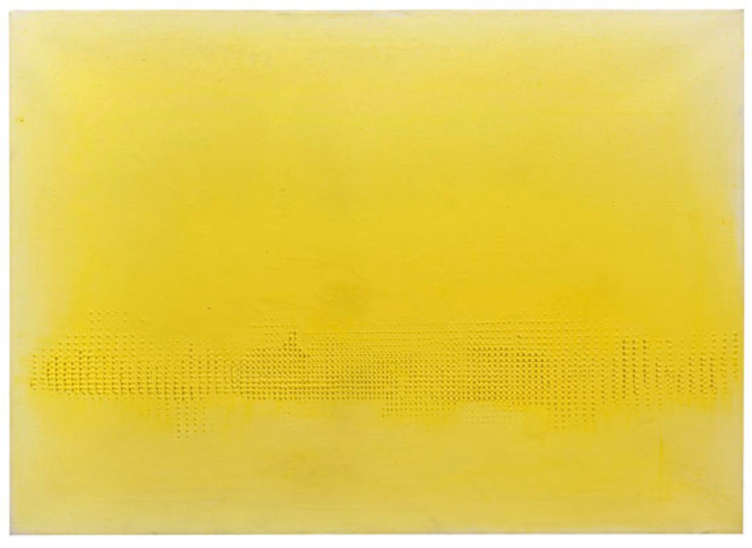 Weg vom Expressionismus, hin zu puristischen Formen und klaren Farben: ... (Otto Piene, "Lichtströmung", 1959) 