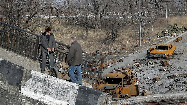 Teile von Donetzk sind völlig zerstört. Die Kämpfe in der Region flammen aber immer wieder auf.