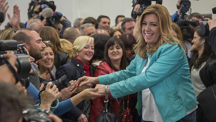 Susana Díaz ist die alte und neue Ministerpräsidentin in Andalusien.