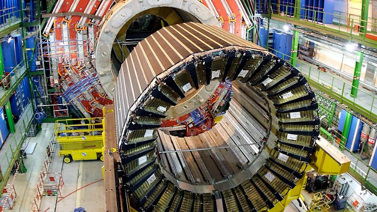 Vor drei Jahren wurde im LHC das Higgs-Boson-Teilchen nachgewiesen.