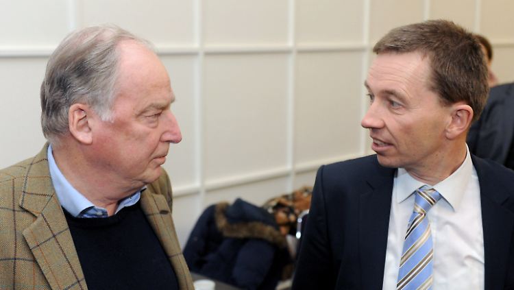 Nationalkonservativ gegen liberalkonservativ: Alexander Gauland und Bernd Lucke (r.) vertreten die beiden Flügel der AfD.
