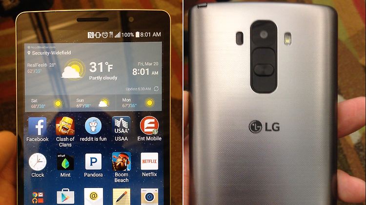 Dies könnte das LG G4 sein.