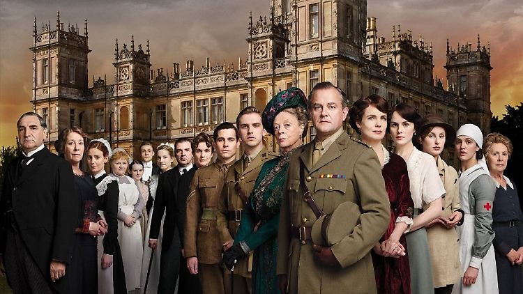 Der Cast von Downton Abbey.