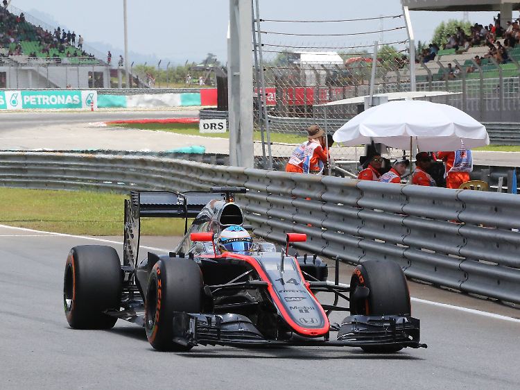 Der zweifache Weltmeister Fernando Alonso schied bereits in der ersten Runde der Qualifikation aus.