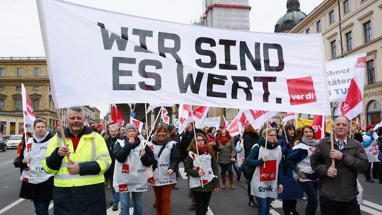 Die Tarifverhandlungen wurden bereits im Vorfeld von zahlreichen Warnstreiks begleitet.