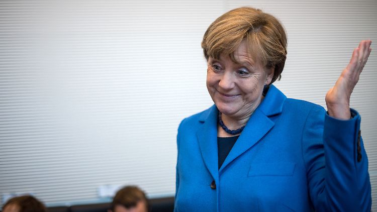Kommt einfach gut an: Kanzlerin Merkel.