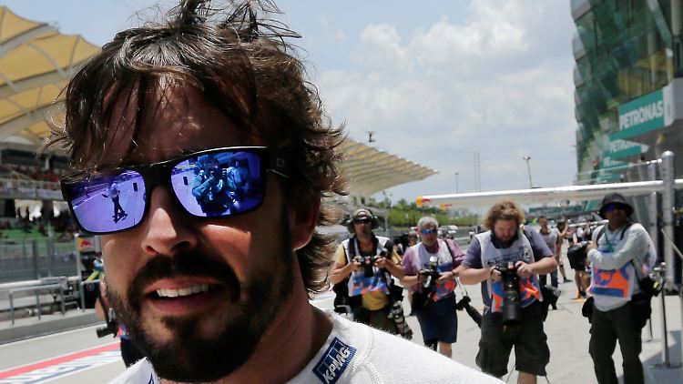 Fernando Alonso war früh durch mit seinem Rennen, aber trotzdem zufrieden.