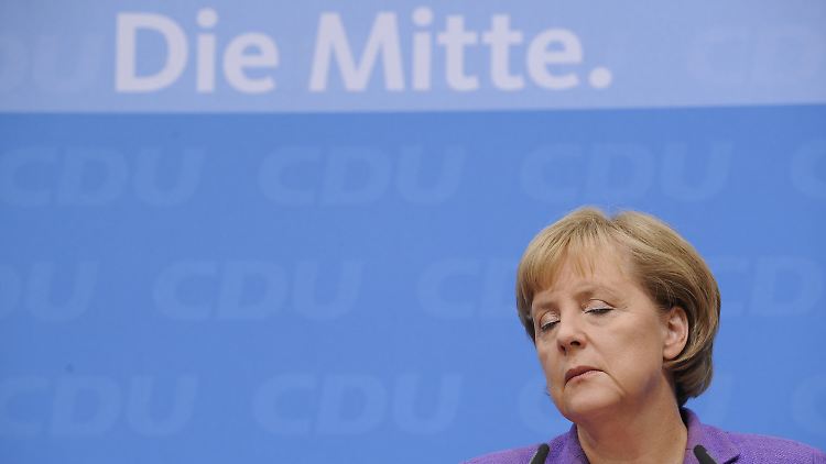 Zu viel Mitte? Angela Merkel könnte bald Konkurrenz von rechts bekommen.