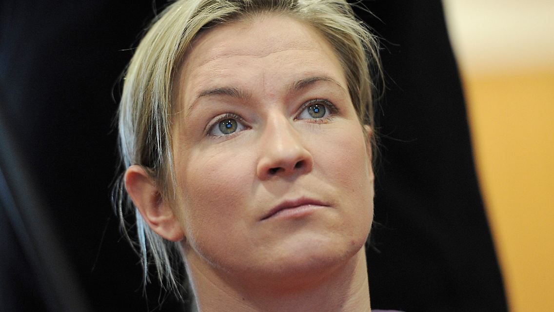 Zusammenbruch nach Absage: Claudia Pechstein.