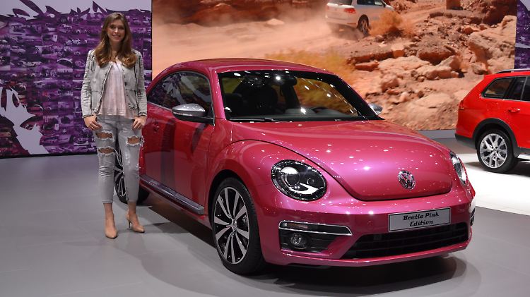 Quietschige Farben sind laut VW bei der weiblichen Kundschaft schwer angesagt.