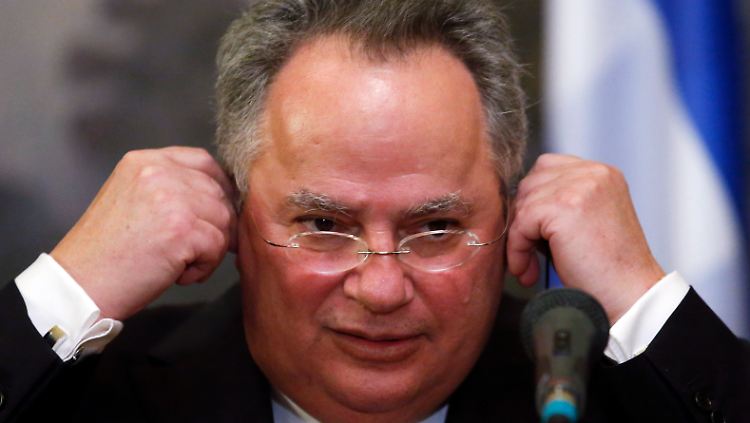 Nikos Kotzias: Athens Lautsprecher.
