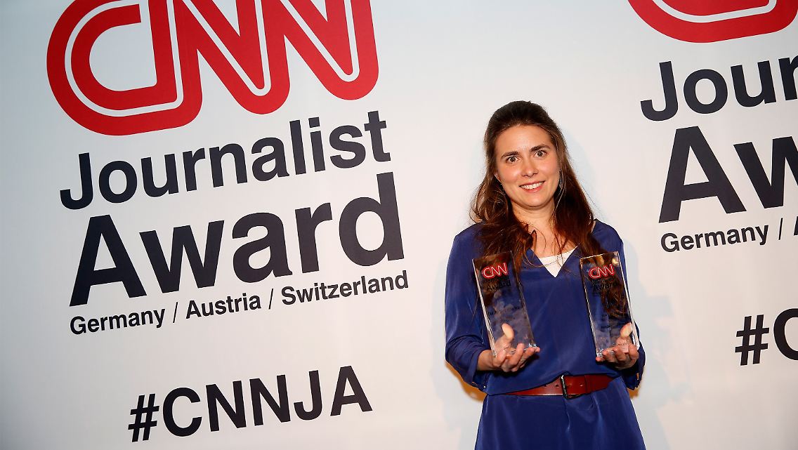 CNN Journalist Award 2015_Stephanie Doetzer, CNN Journalist of the Year 2015 und Gewinnerin in der Kategorie Radio.JPG