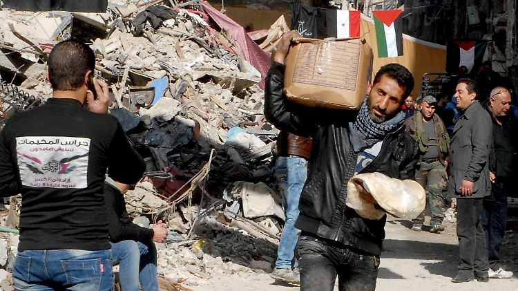 Vor Beginn des Bürgerkriegs in Syrien lebten in dem Camp rund 150.000 Palästinenser.