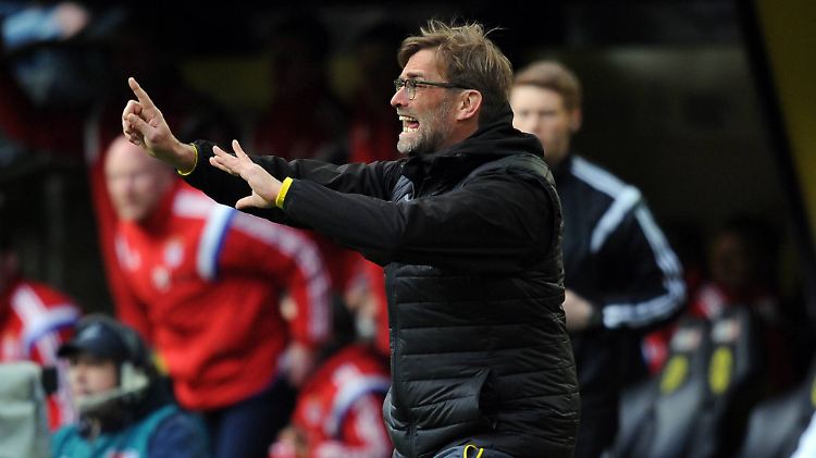 Erbost: BVB-Trainer Jürgen Klopp bei der Heimniederlage gegen den FC Bayern.