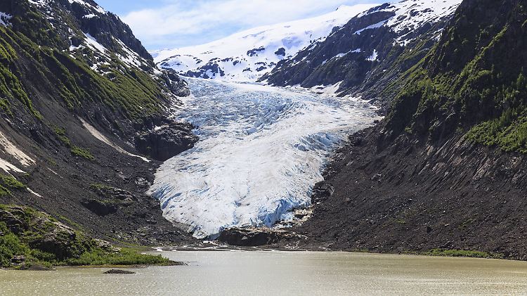 Die Gletscherzunge in British-Columbia ist ein begehrtes Fotomotiv, doch lange wird es das Naturphänomen nicht mehr geben.
