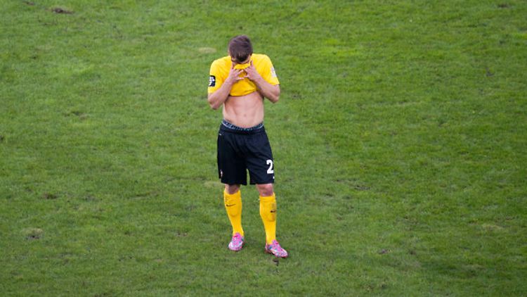 Es läuft nicht bei Dynamo: Quirin Moll Anfang Februar nach der Niederlage gegen Erfurt.