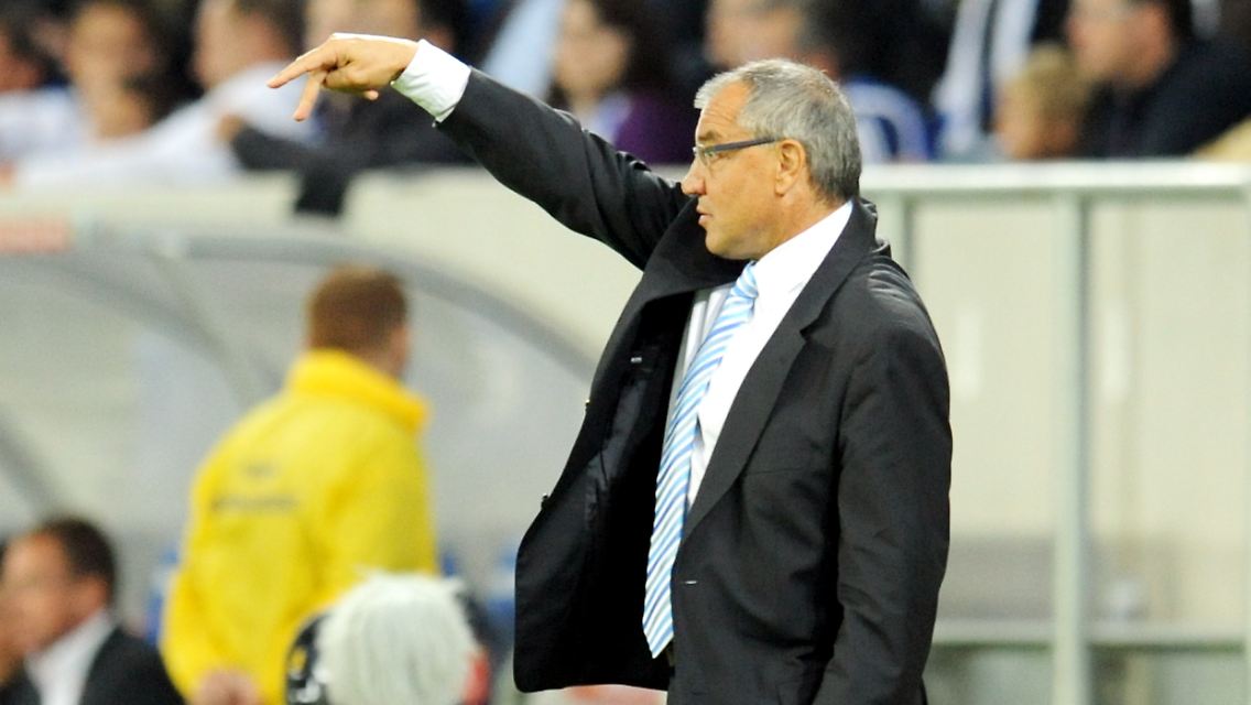 Felix Magath, unbeirrt.