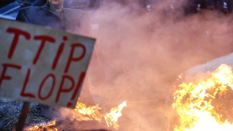 Viele Menschen stehen dem geplanten Freihandelsabkommen TTIP äußerst skeptisch gegenüber.