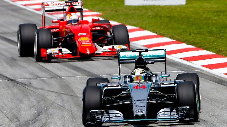 It's the engine, baby. Der Mercedes-Motor gilt als bester im Feld, doch Sebastian Vettel hat in Malaysia gezeigt, dass man immer mit ihm rechnen muss.  