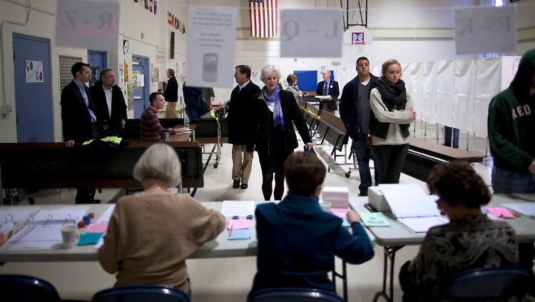 Primary in New Hampshire im Januar 2012.