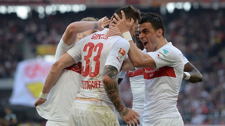 Stuttgarts Daniel Ginczek wurde mit einem Doppelpack zum Matchwinner gegen Werder Bremen.