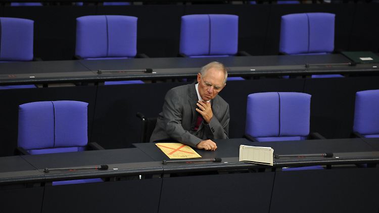 Für den deutschen Finanzchef beginnt eine harte Woche.